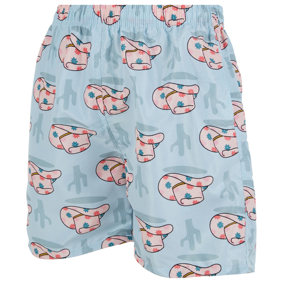 Men Swimming Trunks Beach Shorts SwimSuit Pockets Mesh Lining, Cowboy Hat, NEW - Picture 3 of 6